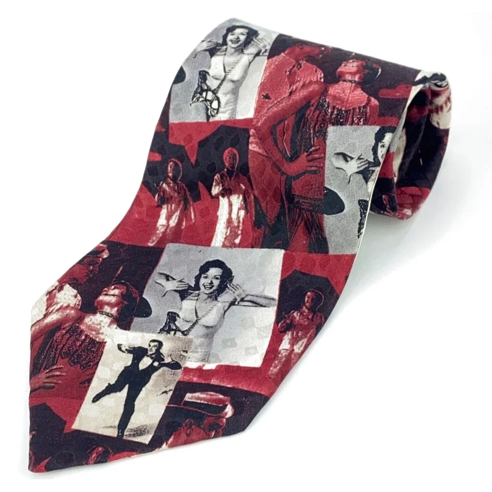 American Film Classics 1992 Singin' In The Rain 100% Silk Mens Necktie - Read
